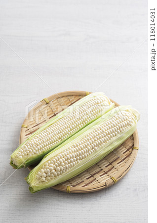 白いとうもろこし 白いとうもろこし 118014031