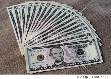 米5ドル札イメージ 118014577
