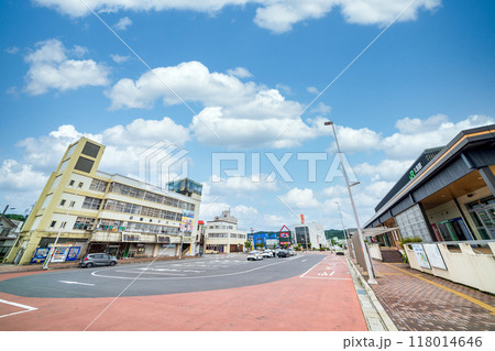 「岩手県」久慈駅周辺の風景 118014646