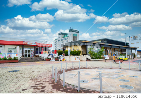 「岩手県」久慈駅前の風景 118014650