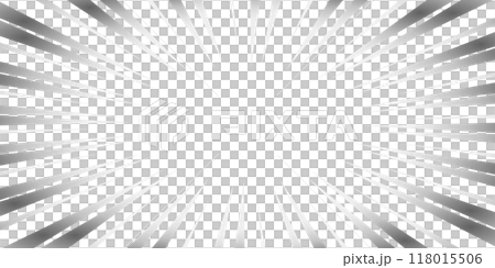 灰色のグラデーションの漫画集中線のイラスト素材 灰色のグラデーションの漫画集中線のイラスト素材 118015506