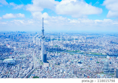 東京 空撮写真 118015798