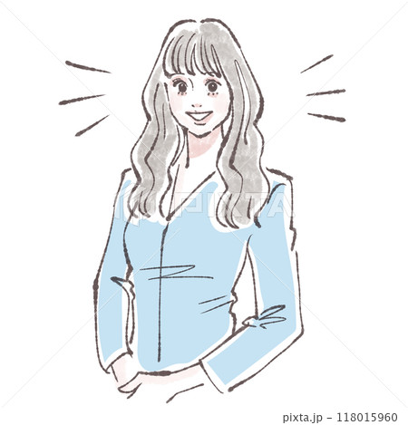 女性・女の子のイラスト素材 118015960