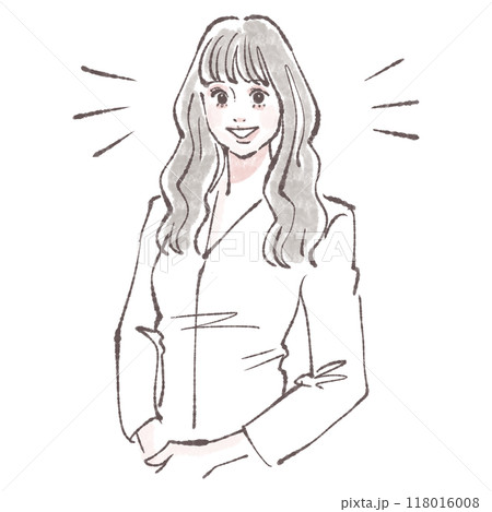 女性・女の子のイラスト素材 118016008