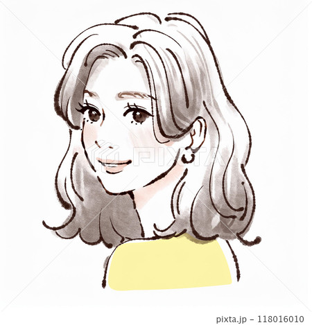 女性・女の子のイラスト素材 118016010