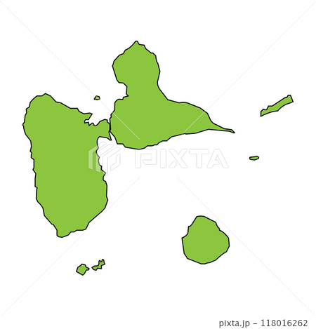 Map of guadeloupe Map of guadeloupe 118016262