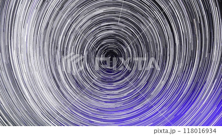 北の星の日周運動 北の星の日周運動 118016934