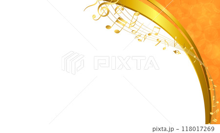 音楽のフレーム 118017269