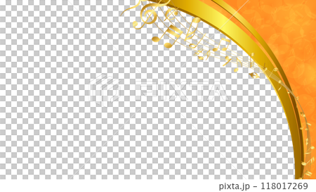 音楽のフレーム 118017269