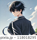 受験に向け、決意を固めた1人の男子高校生。 118018295