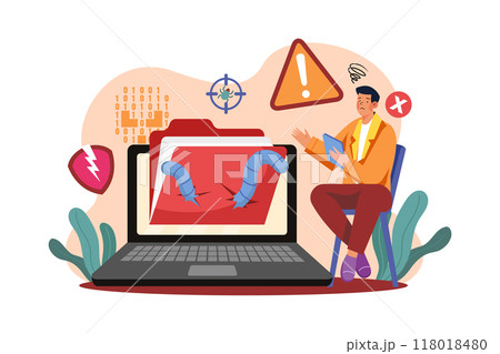 Empty States Illustration concept on white background 118018480