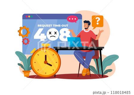 Empty States Illustration concept on white background Empty States Illustration concept on white background 118018485