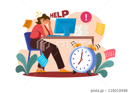 Empty States Illustration concept on white background 118018486