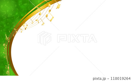 音楽のフレーム 118019264