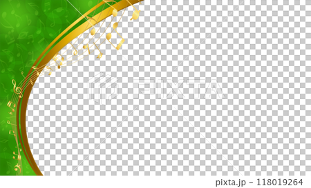 音楽のフレーム 118019264