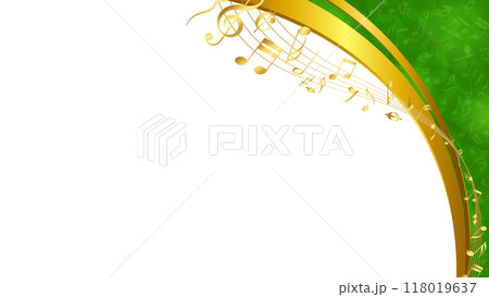 音楽のフレーム 118019637