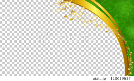 音楽のフレーム 118019637