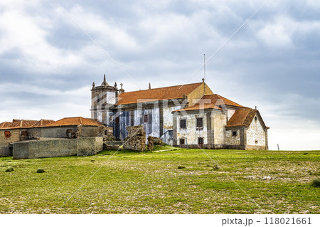 Santuario de Nossa Senhora do Cabo Espichel, located to the west of Sesimbra, Portugal 118021661