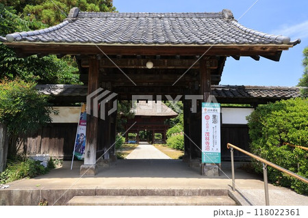 群馬県館林市の茂林寺の風景 群馬県館林市の茂林寺の風景 118022361