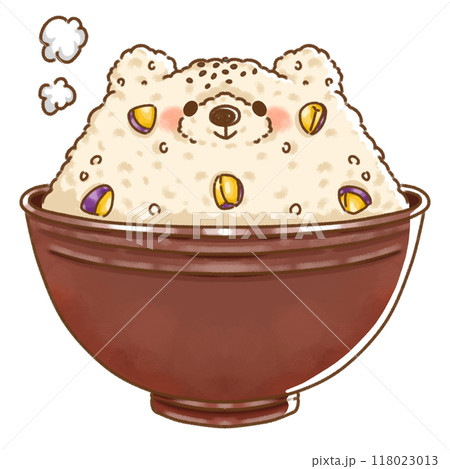 さつまいもご飯くまちゃん 118023013