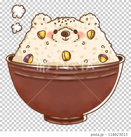 さつまいもご飯くまちゃん 118023013