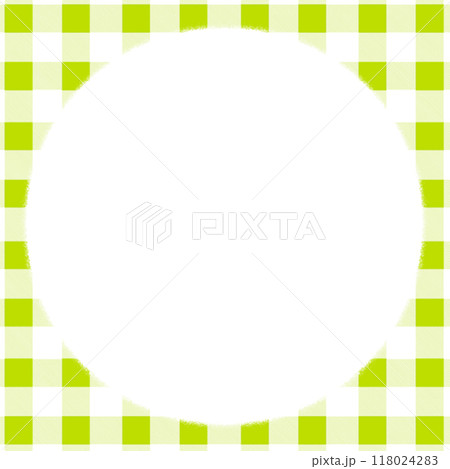 カラフルなチェック柄の緑色の背景 118024283