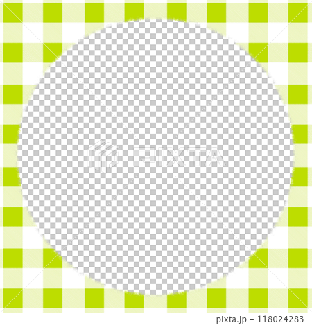 カラフルなチェック柄の緑色の背景 118024283