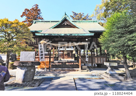 福岡県直方市頓野にある近津神社拝殿 118024404