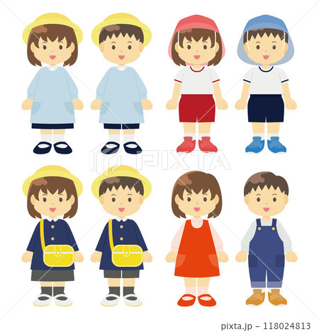 園児のイラスト 118024813