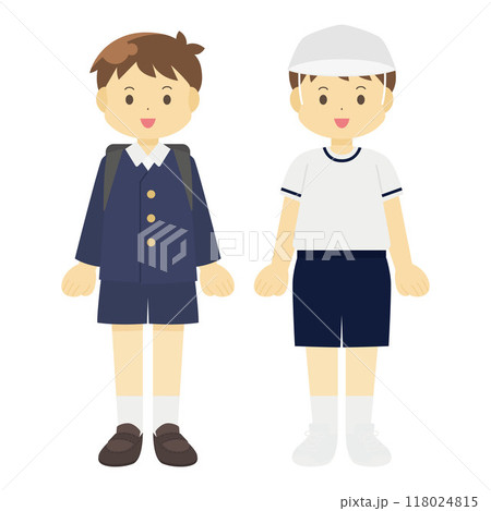 男子小学生のイラスト 118024815