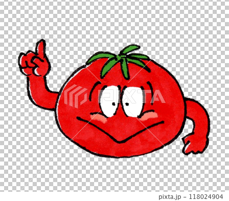 トマトのキャラクターのイラスト素材 [118024904] - PIXTA