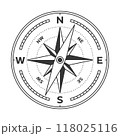 Navigation compass Wind rose isolated on white 118025116