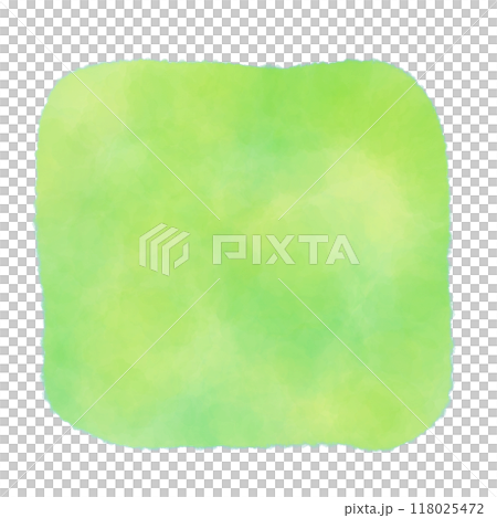 Watercolor blur gradation background material watercolor style yellow-green 118025472