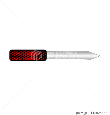 Knife icon on white. 118025667