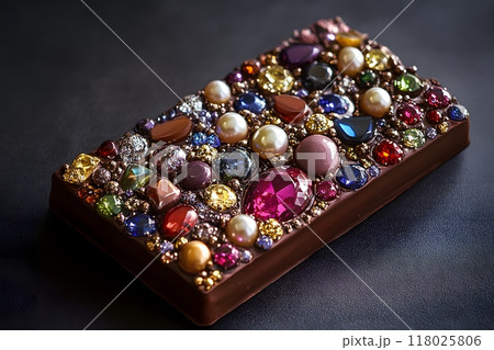 gemstone chocolate 118025806