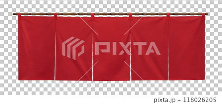 のれん イラスト リアル 暖簾 のれん イラスト リアル 暖簾 118026205