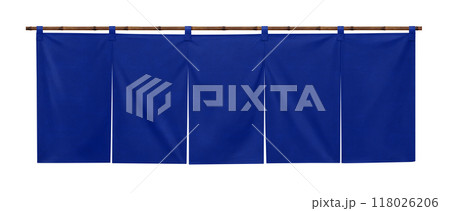 のれん イラスト リアル 暖簾 118026206