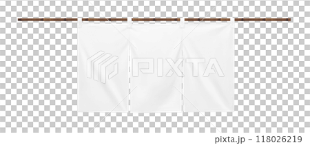 のれん イラスト リアル 暖簾 のれん イラスト リアル 暖簾 118026219