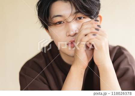 メンズメイク ビューティーイメージ メンズメイク ビューティーイメージ 118026378