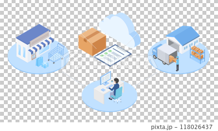 クラウド型の在庫管理システムを運営するイメージ 118026437