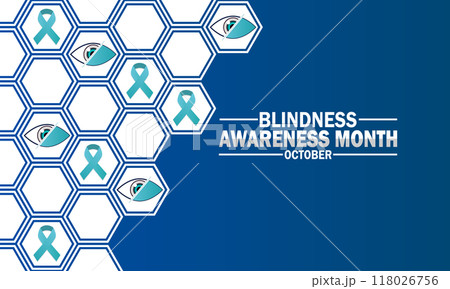 Blindness Awareness Month, background 118026756