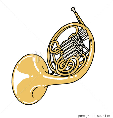 ホルンのイラスト ホルンのイラスト 118028146