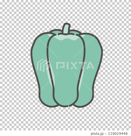 ピーマン イラストのイラスト素材 [118029446] - PIXTA