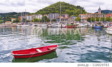 Typical Architecture, Old Town, Bermeo, Spain Typical Architecture, Old Town, Bermeo, Spain 118029781