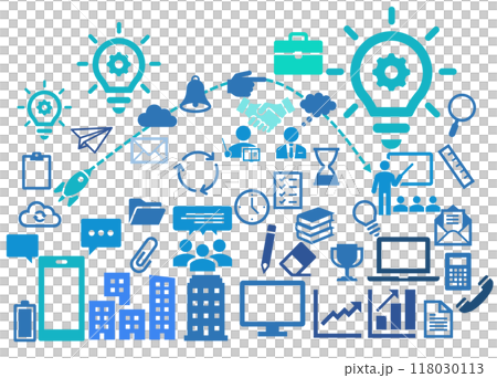 Business icon illustration (wallpaper, thumbnail) Business icon illustration (wallpaper, thumbnail) 118030113