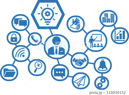 マインドマップのイラスト 118030132