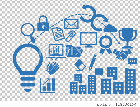 Business icon illustration (wallpaper, thumbnail) Business icon illustration (wallpaper, thumbnail) 118030154