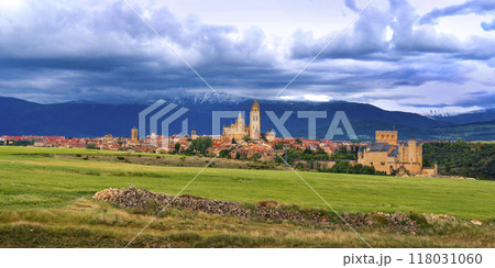 Panoramic View, Segovia, Spain 118031060