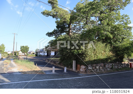 愛知県田原市 田原城惣門址が残る大手公園 愛知県田原市 田原城惣門址が残る大手公園 118031924