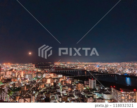 大阪旅行 梅田の夜景 大阪旅行 梅田の夜景 118032321